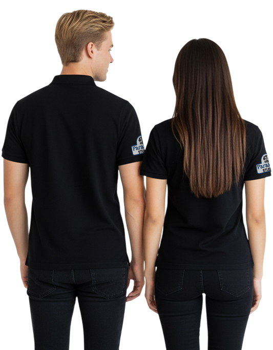 IBMC Black Unisex Polo Paralegal