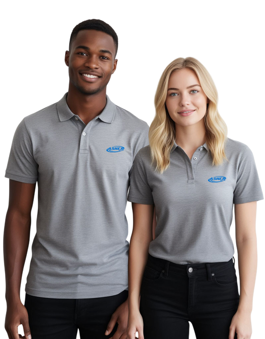 Asher Grey Unisex Polo IT