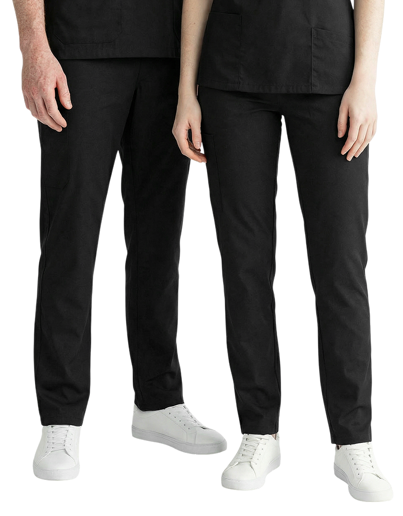 Black Unisex Scrub Pants