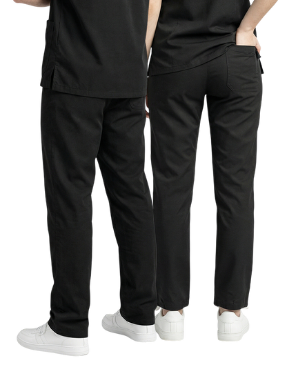 Black Unisex Scrub Pants