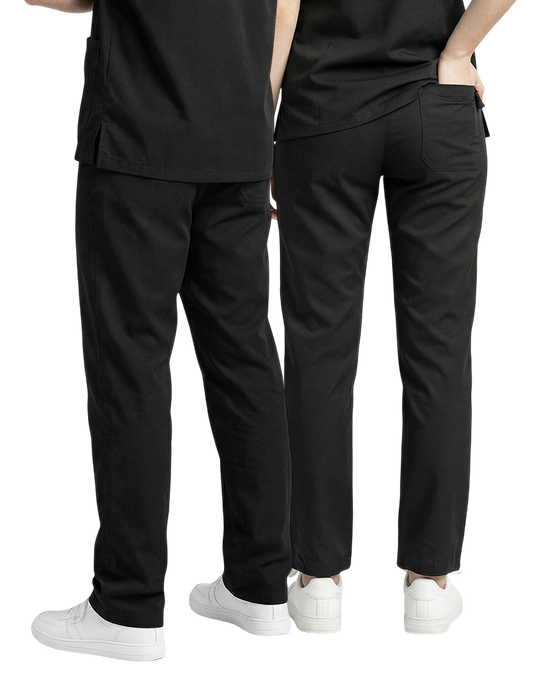 Black Unisex Scrub Pants
