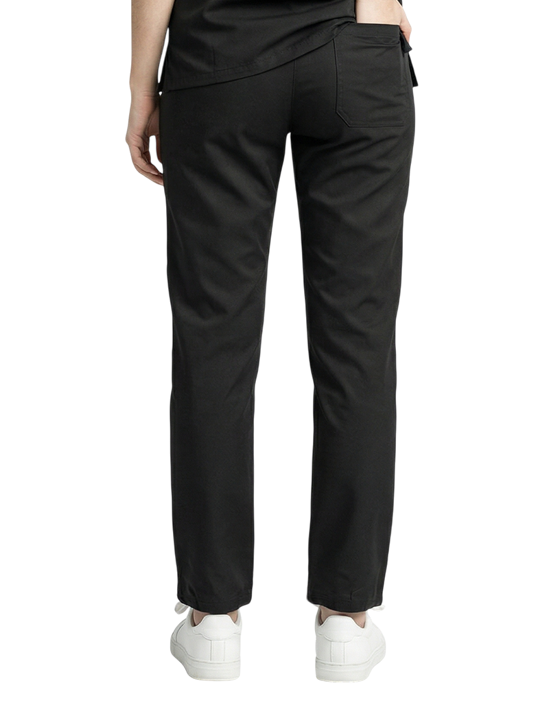 Black Unisex Scrub Pants