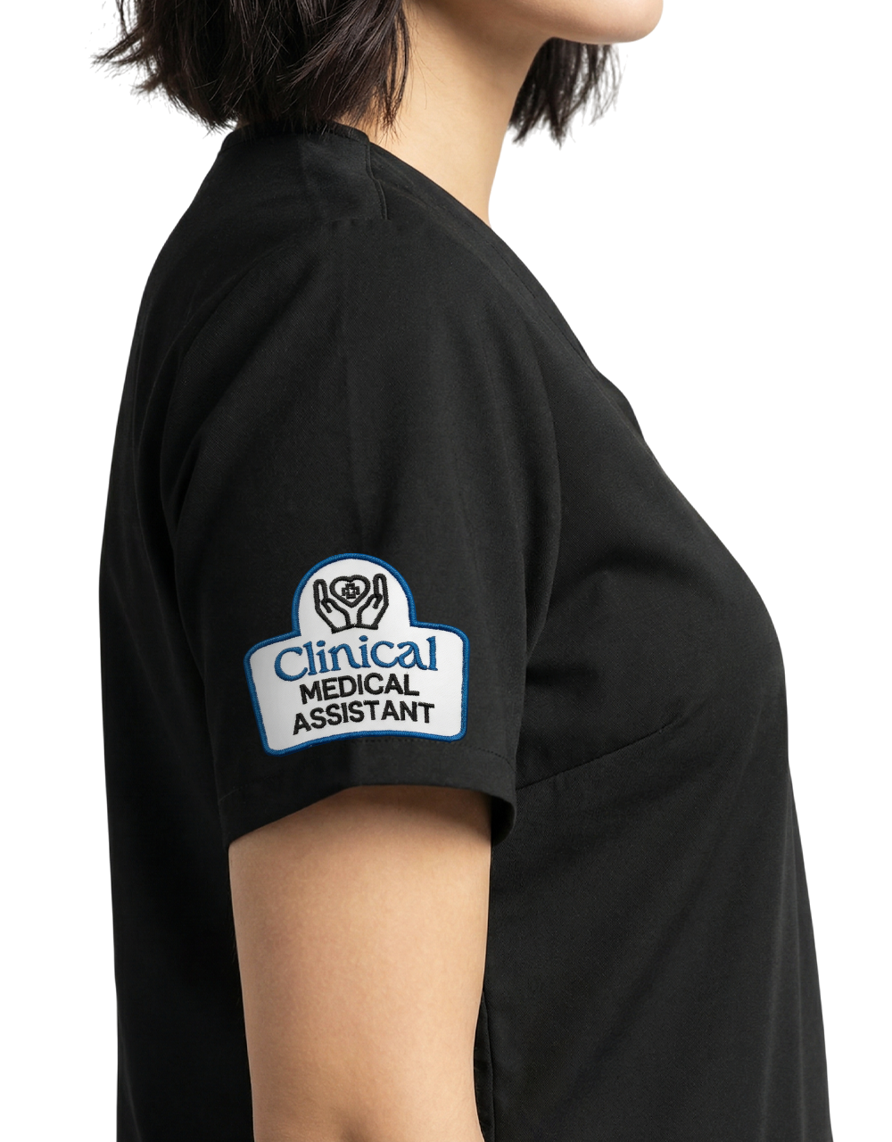 IBMC - Black Unisex Scrub Top