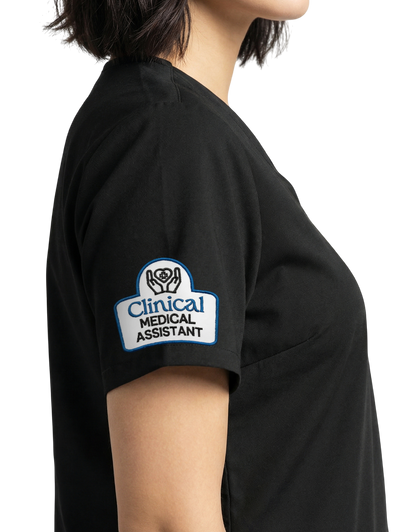 IBMC - Black Unisex Scrub Top