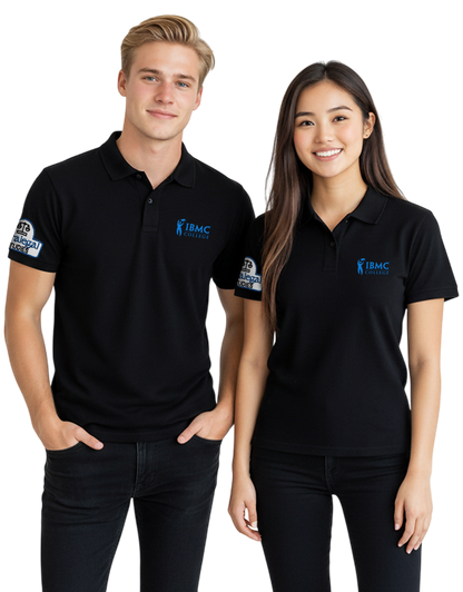 IBMC Black Unisex Polo Paralegal