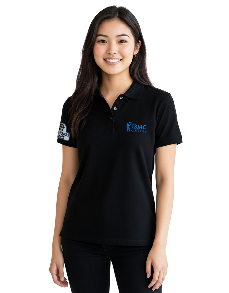 IBMC Black Unisex Polo Paralegal