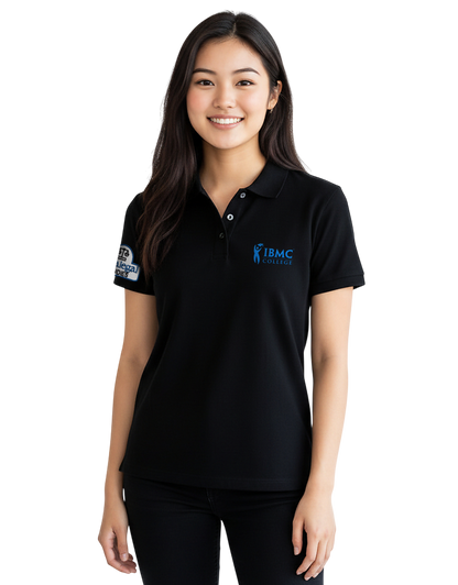 IBMC Black Unisex Polo Paralegal
