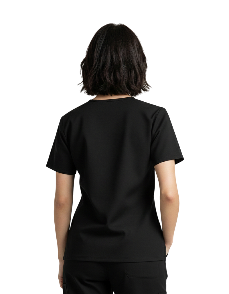 IBMC - Black Unisex Scrub Top