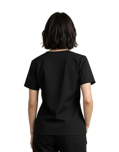 IBMC - Black Unisex Scrub Top