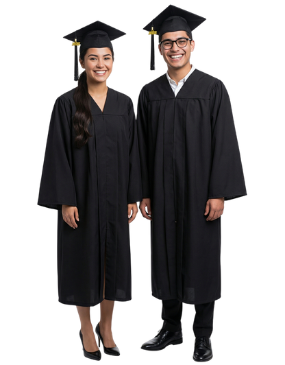 Traditional Graduation Cap and Gown