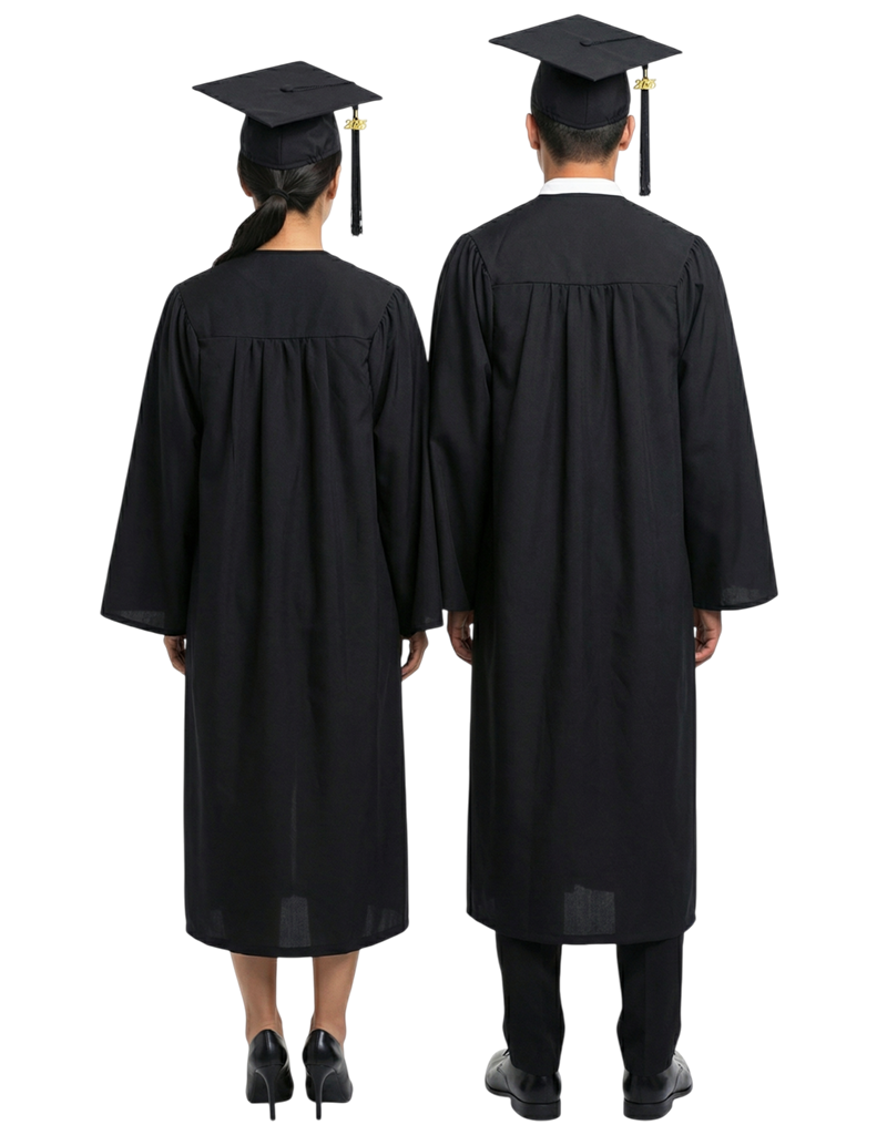 Traditional Graduation Cap and Gown
