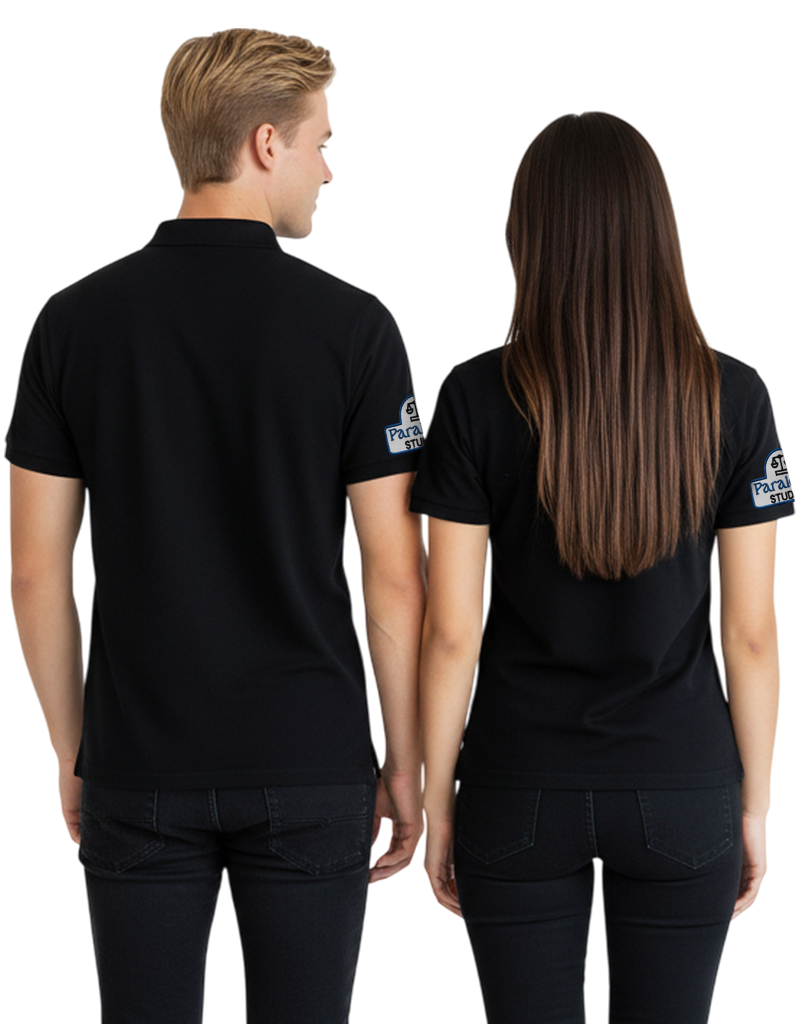IBMC Black Unisex Polo Paralegal