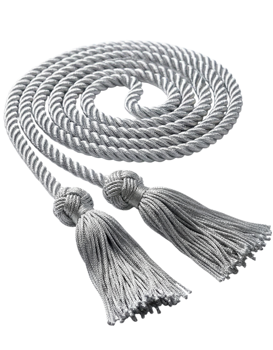 Graduation Single Cord Silver